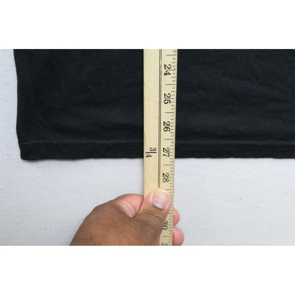 Adidas T-Shirt Mens Large Black Excellent Climalite Performance Short Sleeve Tee